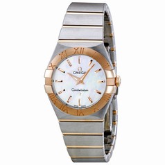 Omega Constellation Brushed Quartz Silver Dial Ladies Watch 12320276002001