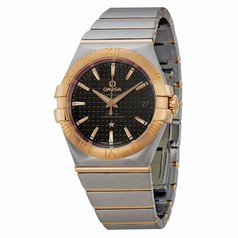 Omega Constellation Chronometer Automatic Steel and Rose Gold Men's Watch 12320352001001