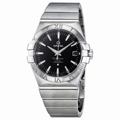 Omega Constellation Chronometer Black Dial Stainless Steel Ladies Watch 12310352001001