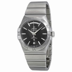 Omega Constellation Chronometer Black Dial Stainless Steel Men's Watch 123.10.38.22.01.001