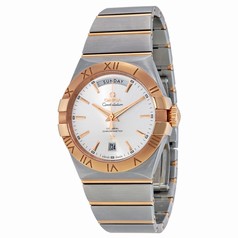 Omega Constellation Chronometer Silver Dial Rose-Gold and Steel Men's Watch 12320382202001
