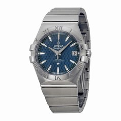 Omega Constellation Co-Axial Automatic Blue Dial Stainless Steel Watch 12310352003002