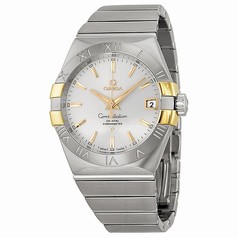 Omega Constellation Co-Axial Automatic Stainless Steel and Yellow Gold Men's Watch 123.20.38.21.02.005