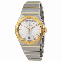 Omega Constellation Day Silver Dial Gold and Steel Men's Watch 12320382202002