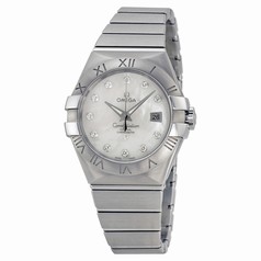 Omega Constellation Mother of Pearl Dial Stainless Steel Ladies Watch 12310312055001