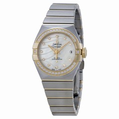 Omega Constellation Mother of Pearl Dial Steel and 18kt Yellow Gold Ladies Watch 12325272055004