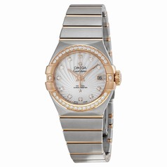 Omega Constellation Mother of Pearl Diamond Dial Ladies Watch 12325272055001