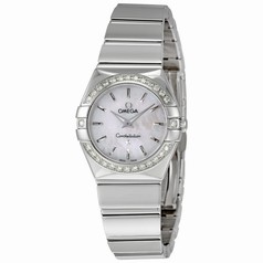 Omega Constellation Mother of Pearl Diamond Ladies Watch 12315246005002