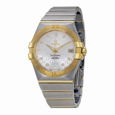 Omega Constellation Silver Dial Two Tone LadiesWatch 123.20.35.20.52.004