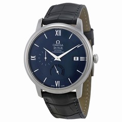 Omega De Ville Prestige Blue Dial Black Leather Men's Watch 42413402103001