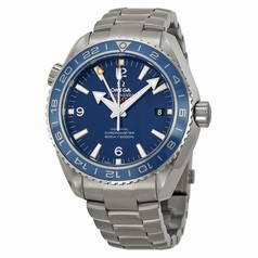 Omega Planet Ocean GMT Automatic Blue Dial Titanium Men's Watch 23290442203001
