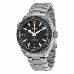 Omega Plant Ocean Big Size Black Dial Automatic Stainless Steel Men's Watch 23230462101003