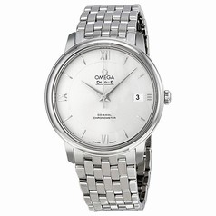 Omega Prestige Co-Axial Automatic Silver Dial Stainless Steel Men's Watch 424.10.37.20.02.001