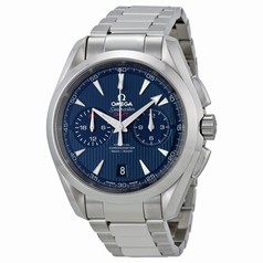 Omega Seamaster Aqua Terra Blue Dial Chronograph GMT Men's Watch 231.10.43.52.03.001