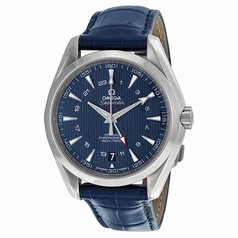 Omega Seamaster Aqua Terra Blue Dial GMT Men's Watch 23113432203001