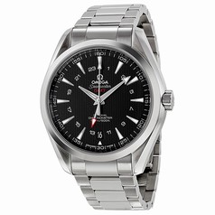 Omega Seamaster Aqua Terra GMT Automatic Black Dial Stainless Steel Men's Watch 231.10.43.22.01.001