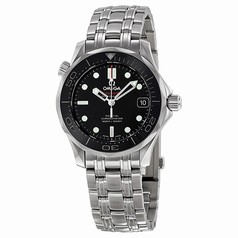 Omega Seamaster Automatic Black Dial Stainless Steel Unisex Watch 21230362001002