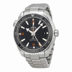 Omega Seamaster Planet Ocean GMT Black Dial Steel Men's Watch 23230442201002