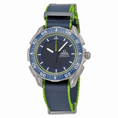 Omega Skywalker X-33 Chronograph Analog Digital Dial Blue and Green Nylon Men's Watch 31892457903001