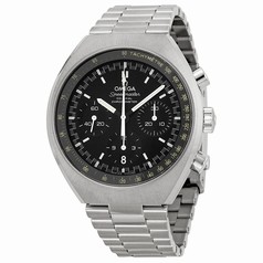 Omega Speedmaster Mark II Automatic Chronograph Black Dial Stainless Steel Men's Watch 32710435001001