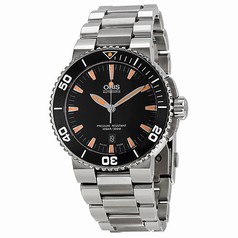 Oris Aquis Automatic Black Dial Stainless Steel Men's Watch 733-7653-4159MB