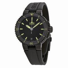 Oris Aquis Date Automatic 36mm Black Dial Black Rubber Watch 733-7652-4722RS