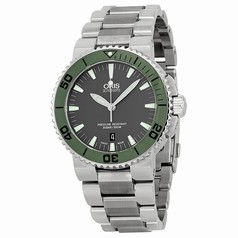 Oris Aquis Date Grey Dial Stainless Steel Men's Watch 733-7653-4157MB