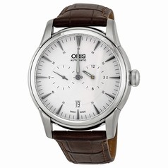 Oris Artelier Regulateur Automatic Silver Guilloche Dial Men's Watch 749-7667-4051LS