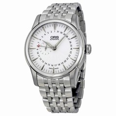 Oris Artelier Small Second Pointer Date Automatic Silver Dial Men's Watch 744-7665-4051MB