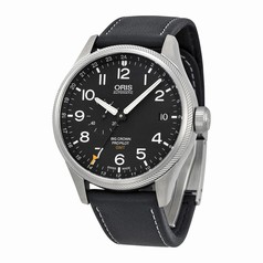 Oris Big Crown ProPilot GMT Automatic Black Dial Black Leather Men's Watch 748-7710-4164LS