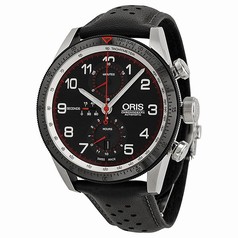 Oris Calobra Limited Edition Automatic Chronograph Black Dial Steel Men's Watch 774-7661-4484
