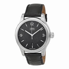 Oris Classic Date Black Dial Black Leather Men's Watch 01 733 7594 4034-07 5 20 11