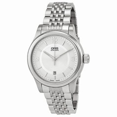 Oris Classic Date Silver Dial Stainless Steel Men's Watch 733-7594-4031MB