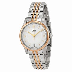 Oris Classic Date Silver Dial Two-Tone Stainless Steel Men's Watch 01 733 7578 4331-07 8 18 63