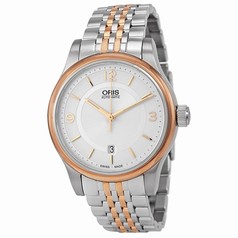 Oris Classic Date Silver Dial Two-tone Stainless Steel Men's Watch 01 733 7594 4331-07 8 20 63