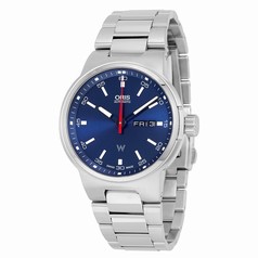 Oris Williams F1 Day Date Automatic Blue Dial Stainless Steel Men's Watch 735-7716-4155MB