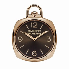 Panerai Brown Dial 18kt Rose Gold Pocket Watch PAM00447