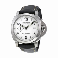 Panerai Luminor 1950 White Dial Automatic Men's Watch PAM00499