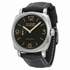 Panerai Radiomir 1940 Automatic Black Dial Black Leather Men's Watch PAM00572