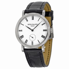 Patek Philippe Calatrava 31mm Mechanical White Dial Men's Watch 7119G-010