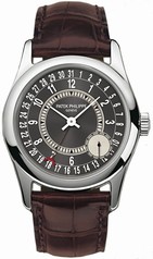 Patek Philippe Calatrava Automatic Grey Dial 18 kt White Gold Men's Watch 6000G-010