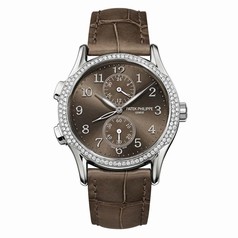 Patek Philippe Complications Chronograph Brown Dial Ladies Watch 7134G-001