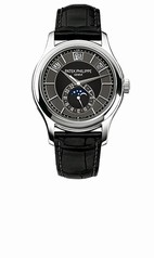 Patek Philippe Complications Mechanical Black and Grey Dial Men's Watch 5205G-010