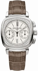 Patek Philippe Complications Mechanical Silver Dial Ladies Watch 7071G-001
