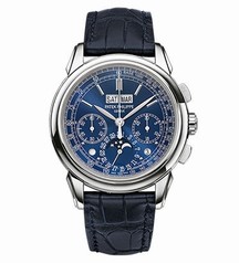 Patek Philippe Grand Complication Blue Dial Chronograph Men's Watch 5270G-019