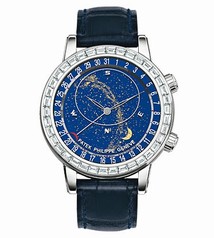 Patek Philippe Grand Complications Celestial 18K White Gold Diamond Men's Watch 6104G-001