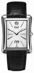 Piaget Emperador Silver Dial 18K White Gold Men's Watch G0A32120