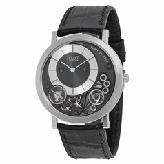 Piaget Altiplano Black and Silver Dial 18K White Gold Men's Watch G0A39111