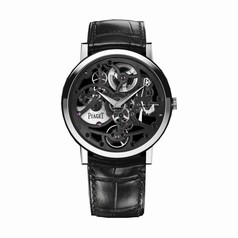 Piaget Altiplano Skeleton Dial Sapphire Crystal Case Back Automatic Men's Watch GOA40033