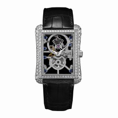 Piaget Emperador 18K White Gold Diamond Men's Watch GOA30037